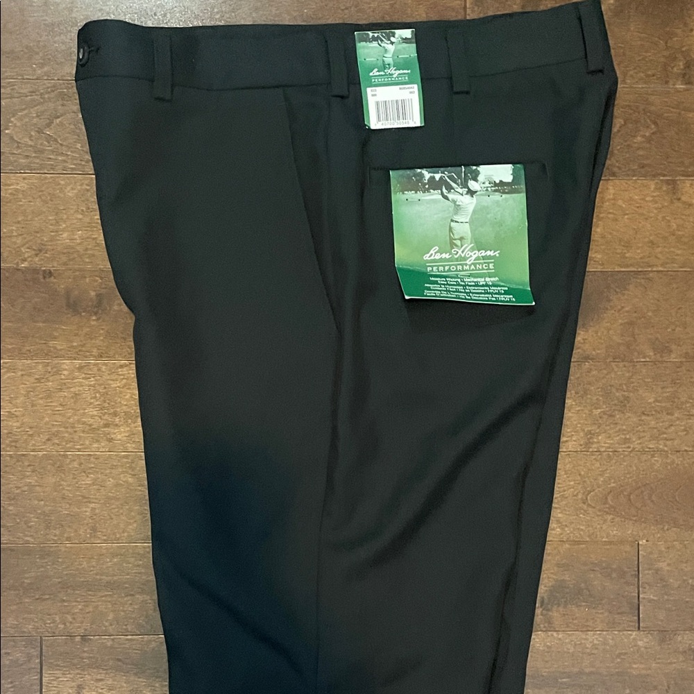 Hogan Men's Black Flat Front Shorts 30W